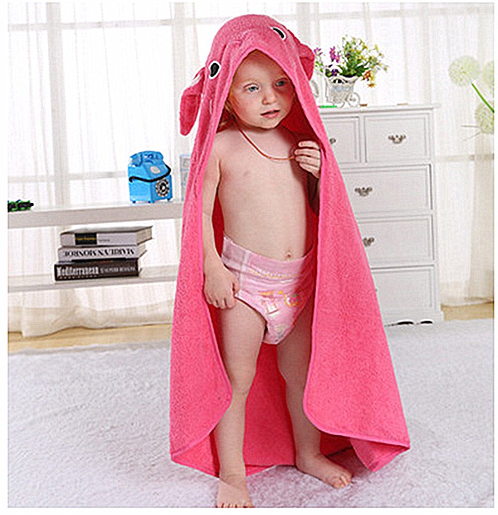 Forhome 3er Set Kapuzenhandtücher Für Baby – 80x80 Cm, Super Saugfähig Und Weich