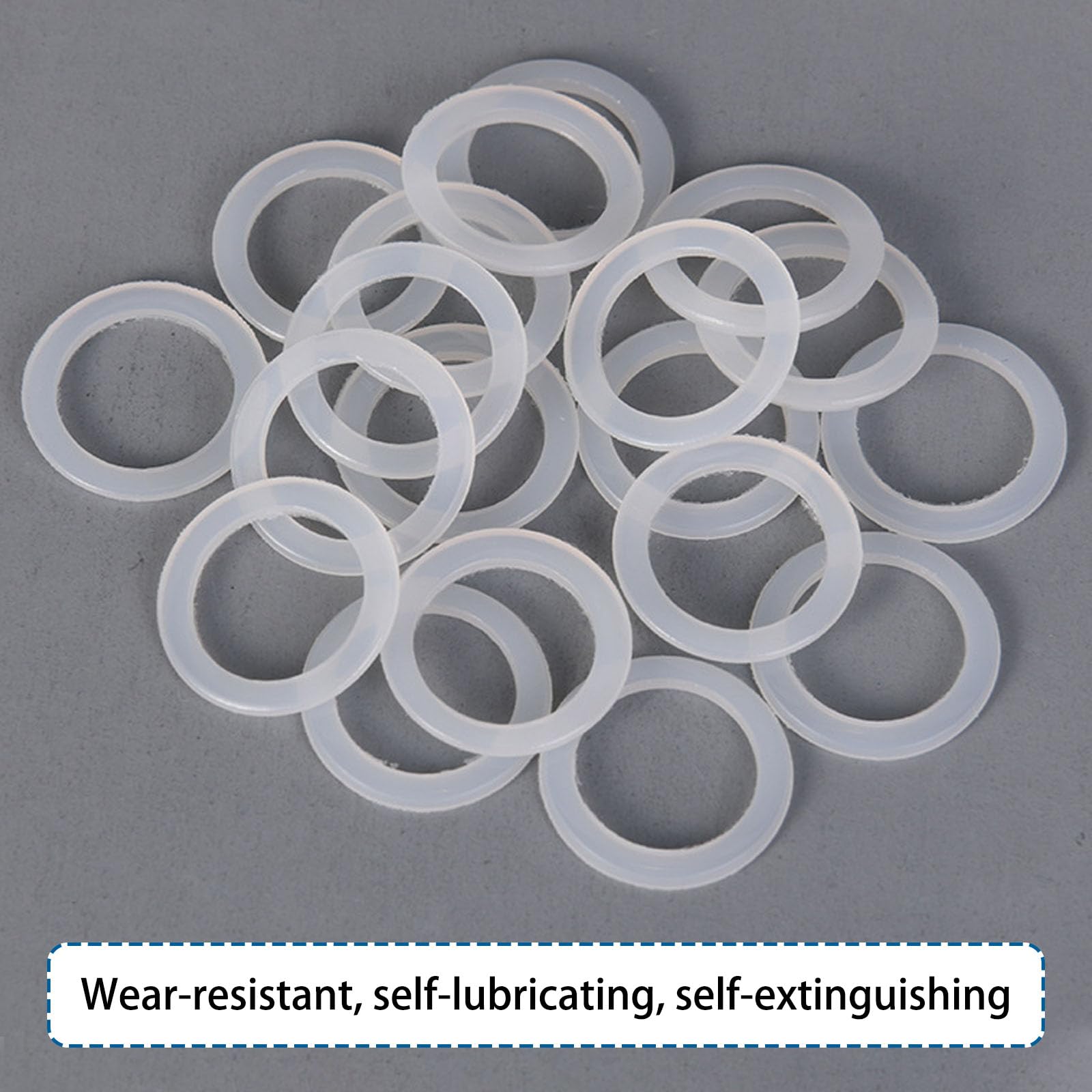 Arandela de goma, juntas tóricas de silicona, sello duradero, resistente al calor, resistente al agua para reparación de grifos y tuberías 2000pcs OD_24mm*ID_12mm