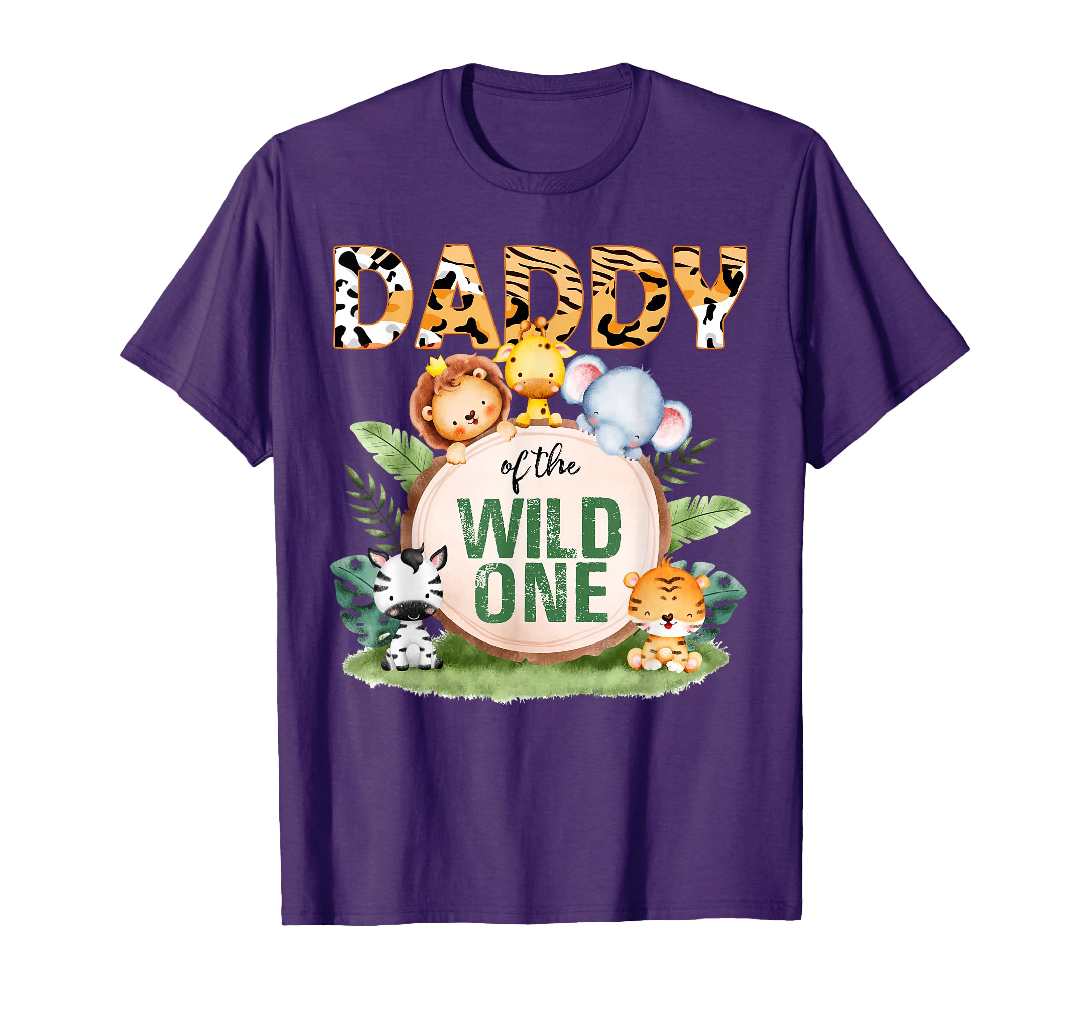 Daddy Of The Wild One 1st Birthday Safari Family Matching T-Shirt