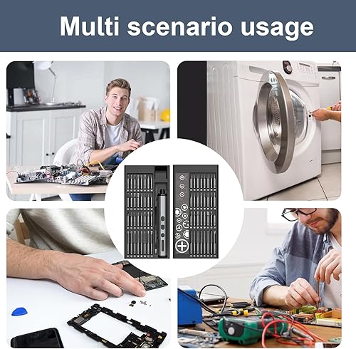 Miniatura 5 de Electric Screwdriver Kit, Allen Key Drill Bit Set, Powerful Screwdriver Drill Bit, Screwdriver Attachment Drill Bits with Multifunctional Repairing