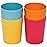 WeeSprout Bamboo Toddler Cups - 4 pc Set (10 fl oz), Organic & Non-Plastic Cup Pack for Toddlers, Big Kids or Baby, Natural