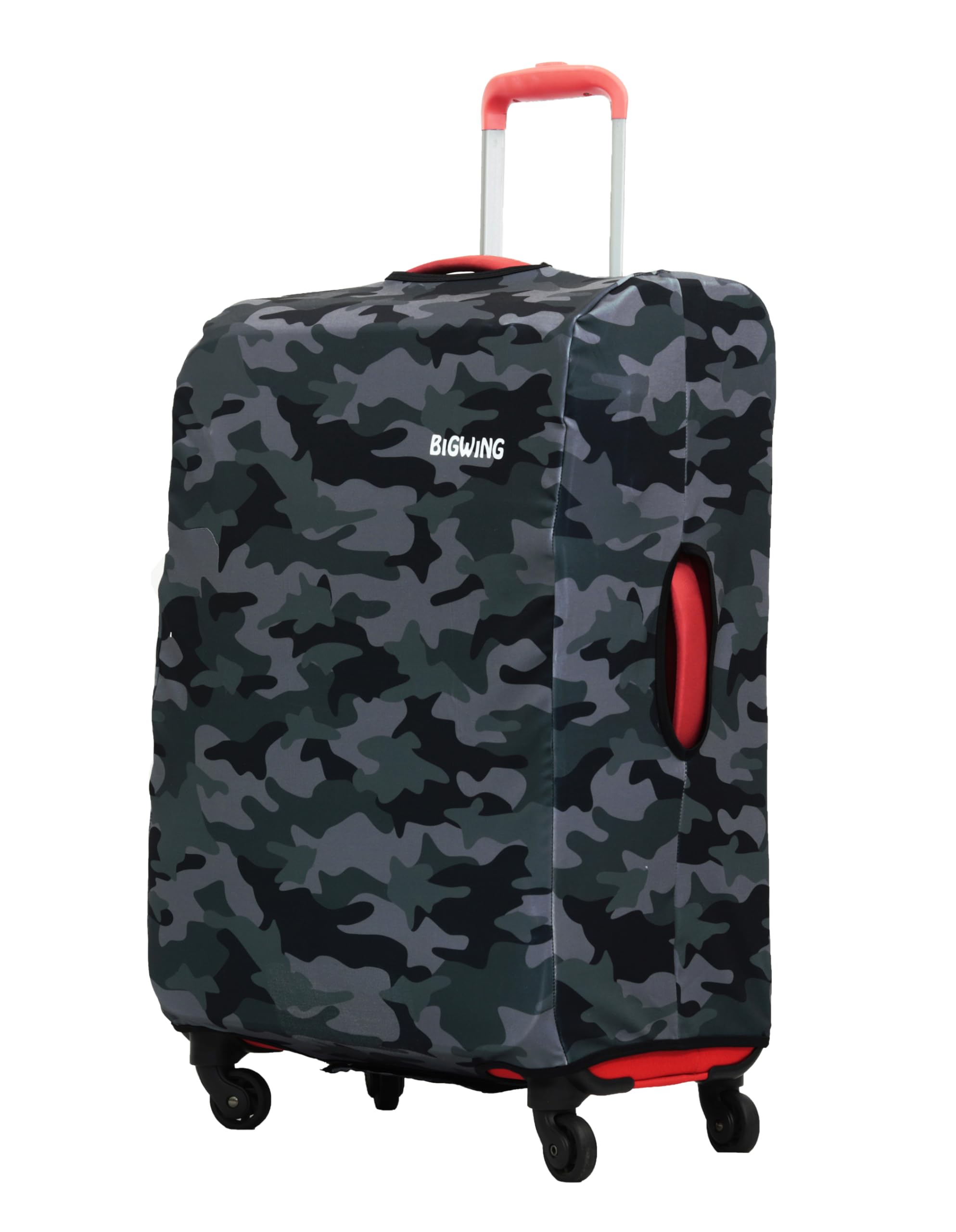 Polyester Camouflage Printed Protective Soft Luggage Trolley Bag Cover (Fitts Only On Fabric Trolley Bag), Multicolor, Medium - 24 Inch (65 CM) Cover, Travel Accessories