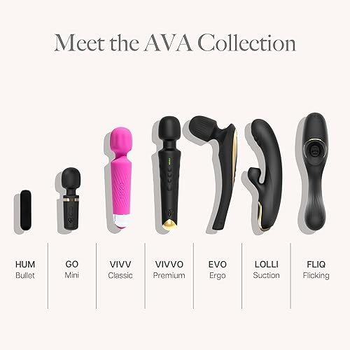 Miniatura 46 de Ava Vibrador de varita sexual [vibrador estimulador de clítoris] Vibrador para mujer Juguete sexual Regalos para mujeres 20 patrones y 8 Beige