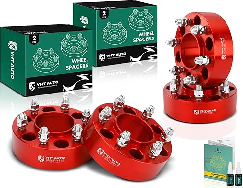 YHTAUTO Espaciadores de rueda centrados de 0.236 x 5.315 in de 2 pulgadas para Ford F-150, Expedition & Lincoln Navigator 2003-2014, Mark LT,