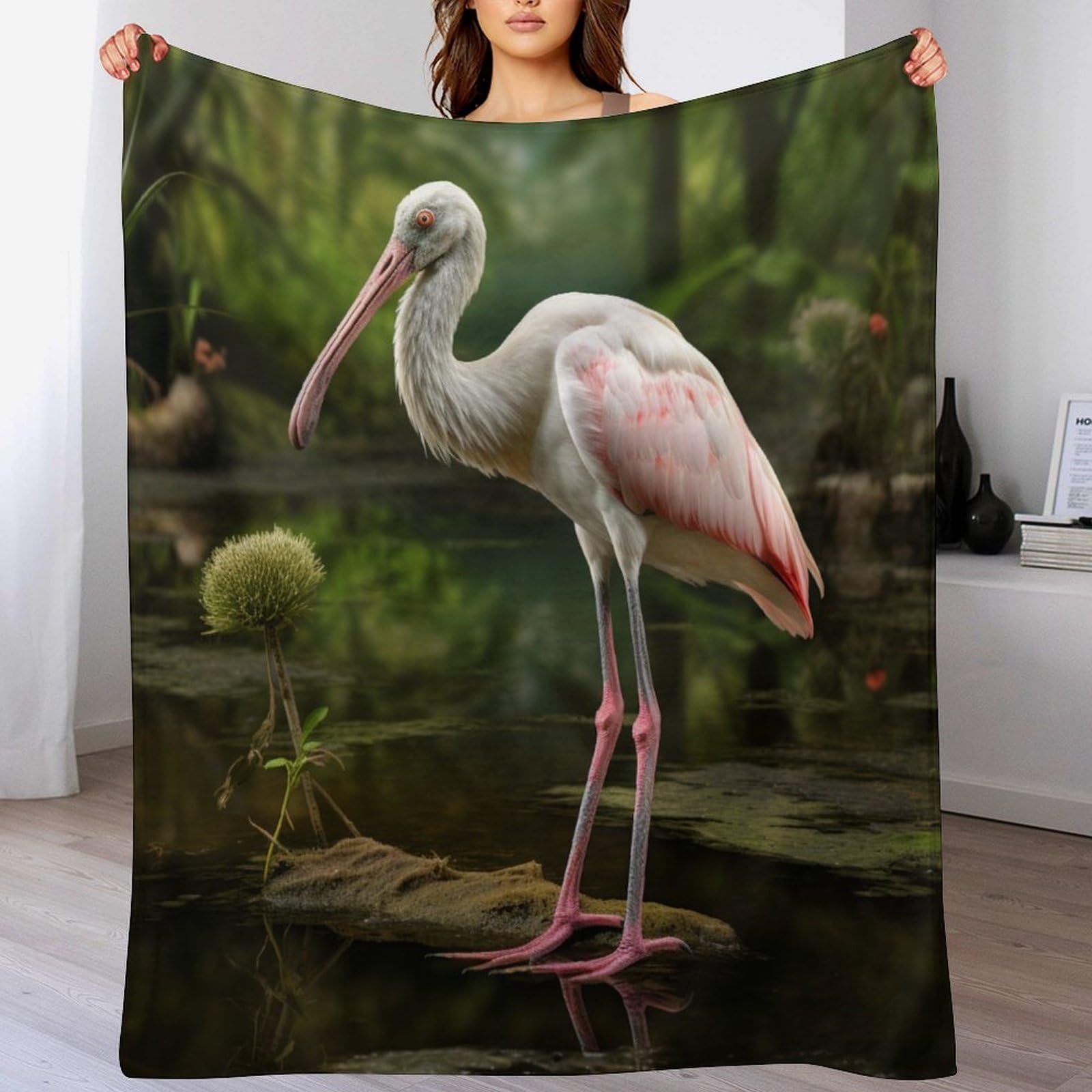 Couverture jeté flannel chaud et durable pour chaise de repos