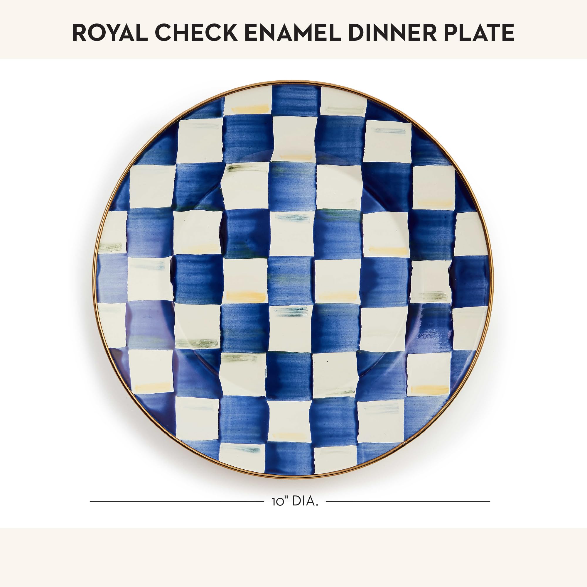 Amazon.com | MACKENZIE-CHILDS Enamel Dinner Plate