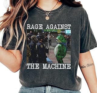 Portland Frog Protest Shirt Vintage Activist Tee Retro Political Graphic Multi