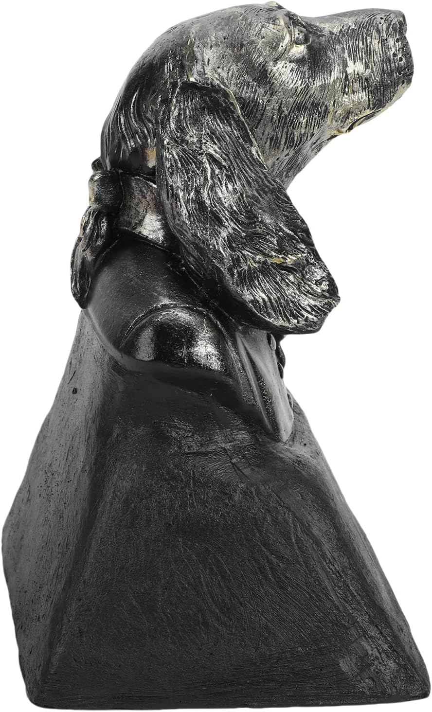 GLOGLOW Dog Memorial Headstone, Memorials & Funerary Pet Grave Marker with Dog Head Statue for Garden Yard Memorial Headstone, Personalized Garden Pet Stone Gardening
