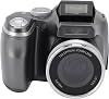 Fabater Retro Digital Camera DSLR Camera 4K 60M with CMOS 12x Optical Zoom LED Flash for Travel Portraits (Silver)