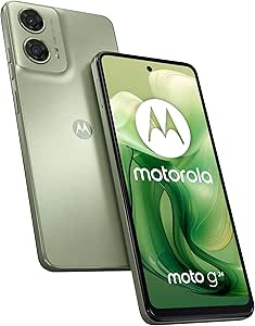 Motorola g24, Display 6.56" HD+ 90 Hz, 50+2 MP, 5000 mAh ricarica 15W, 4/128GB, Dual SIM, IP52, NFC, Android 14, Cover Inclusa, Verde (Green)
