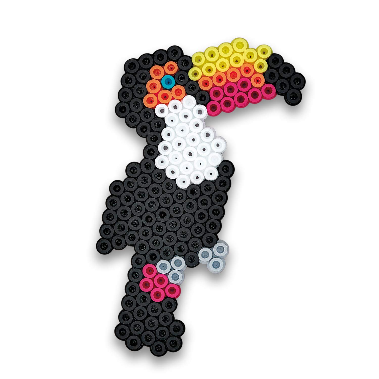 Hama Perlen 6752 Set große Sortierbox mit ca. 12.000 bunten Midi Bügelperlen mit Durchmesser 5 mm, ca. 24 x 19 x 15 cm, 3 Stiftplatten, inkl. Bügelpapier, kreativer Bastelspaß für Groß und Klein