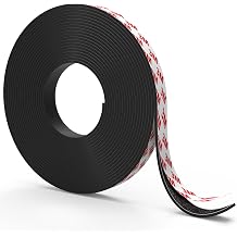Magnetic Tape, 15 Feet Magnet Tape Roll, Magnetic Strips Heavy Duty Perfect for Wall, DIY, Art Projects & Fridge - 0.5 Wide x 15 ft Long 1Pcs