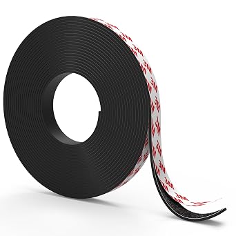 Magnetic Tape, 15 Feet Magnet Tape Roll, Magnetic Strips Heavy Duty Perfect for Wall, DIY, Art Projects & Fridge - 0.5 Wide x 15 ft Long 1Pcs