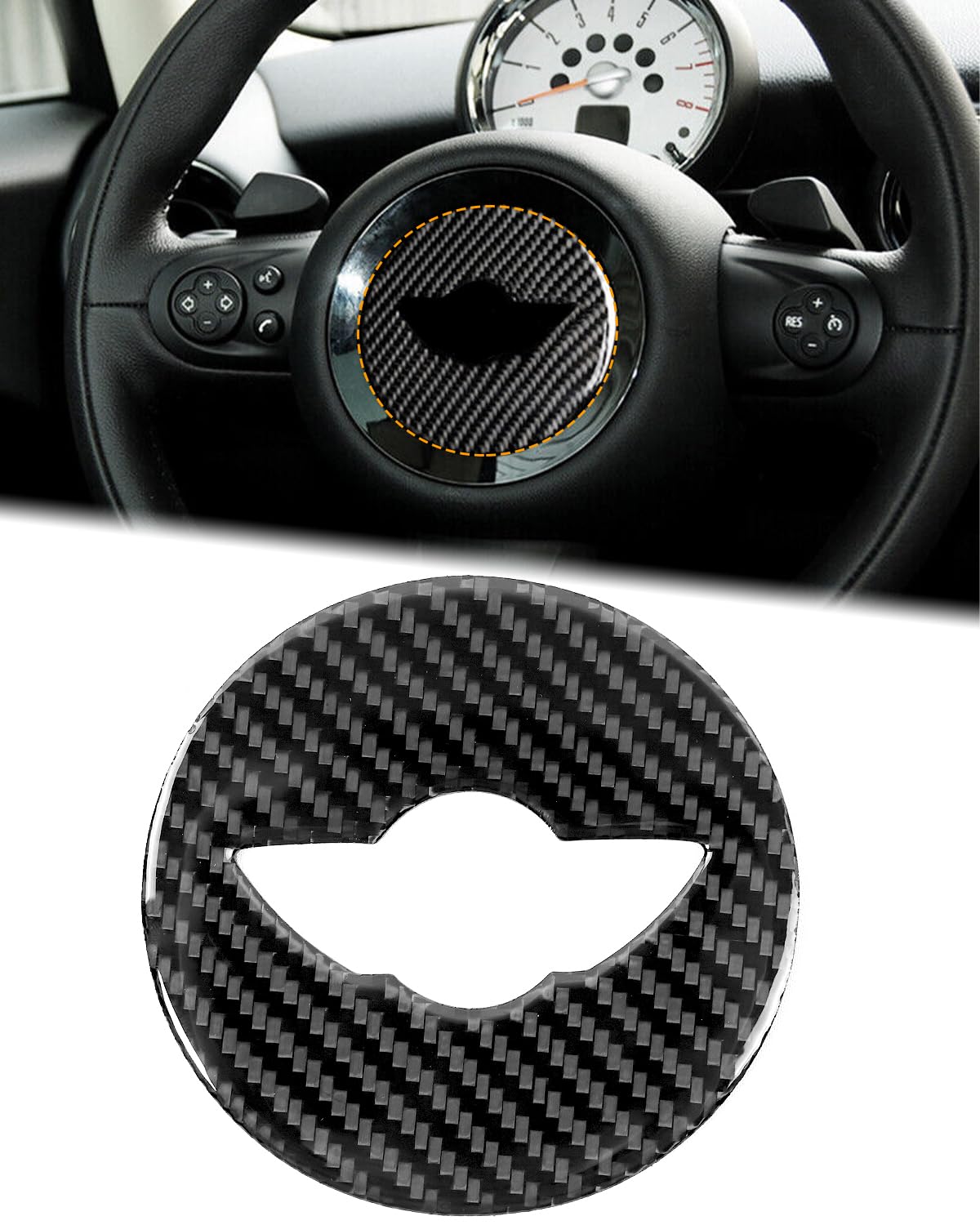 Anelli Adesivi Per Serratura Mini Clubman/Cooper - 2 Pezzi, Decorativi, Tipo A - Foto 9