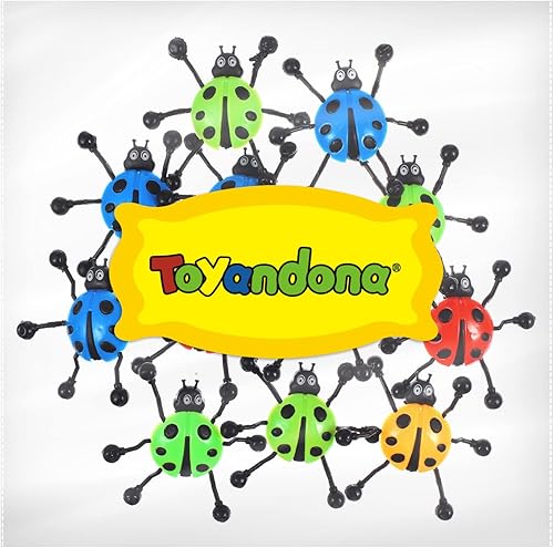 Miniatura 7 de TOYANDONA 12 escaladores de pared adhesivos, juguetes creativos elásticos para insectos y ventanas, juguetes para niños, recuerdos de fiesta,