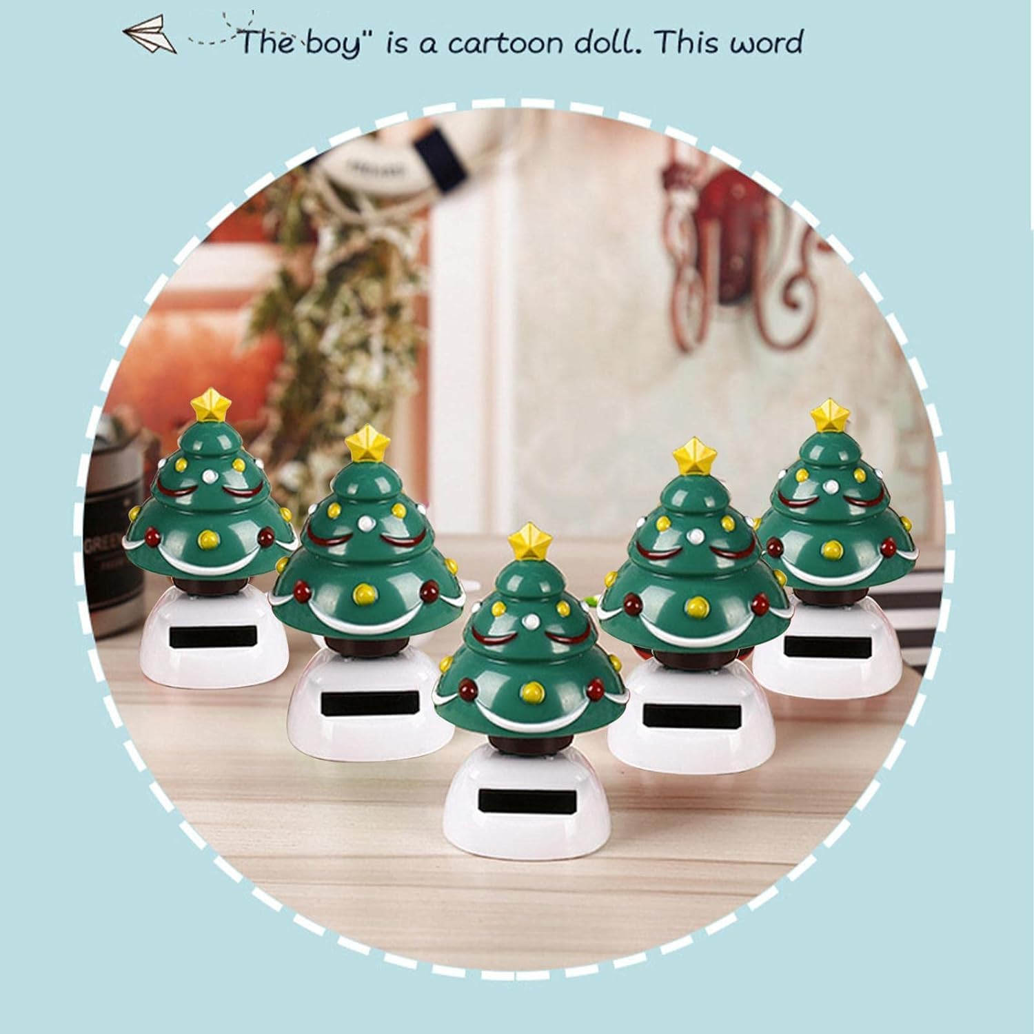Figurines Dansantes Solaires De Noël – Bonhomme De Neige, élan, Chien, Chat – Décoration De Tableau De Bord