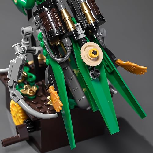 Miniatura 5 de Juego de construcción de animales de colección de insectos, insectos y recuerdos de fiesta de Pascua, insectos con componentes enlazables, juguetes