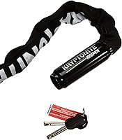 Vista 6 de Kryptonite Keeper 712 - Candado de cadena para bicicleta, 4 pies de largo, resistente, antirrobo, con llaves para bicicleta, motocicleta, scooter