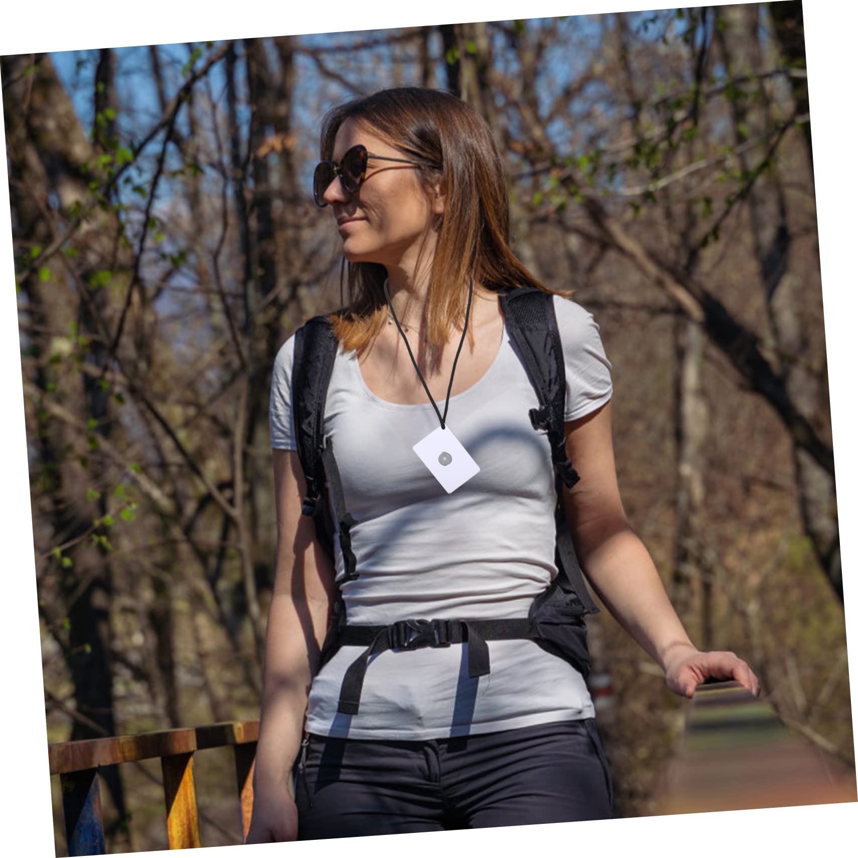 ifundom Überlebenssignalspiegel Nachtleuchtfunktion Robuster Outdoor Signalspiegel für Camping Bergsteigen Angeln und Notfälle