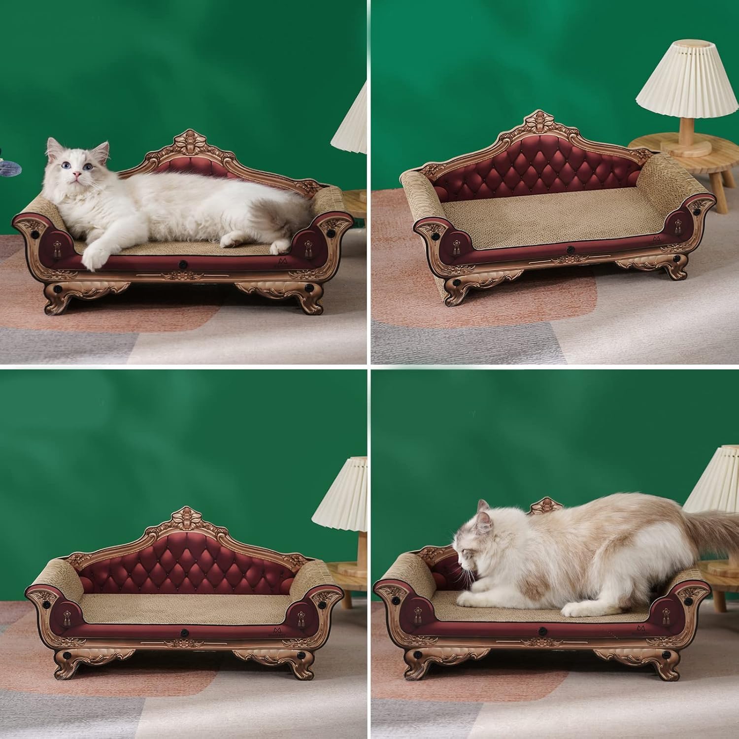Amazon | 猫 爪研ぎ 段ボール ソファ 猫爪とぎベッド ソファ型爪とぎ 