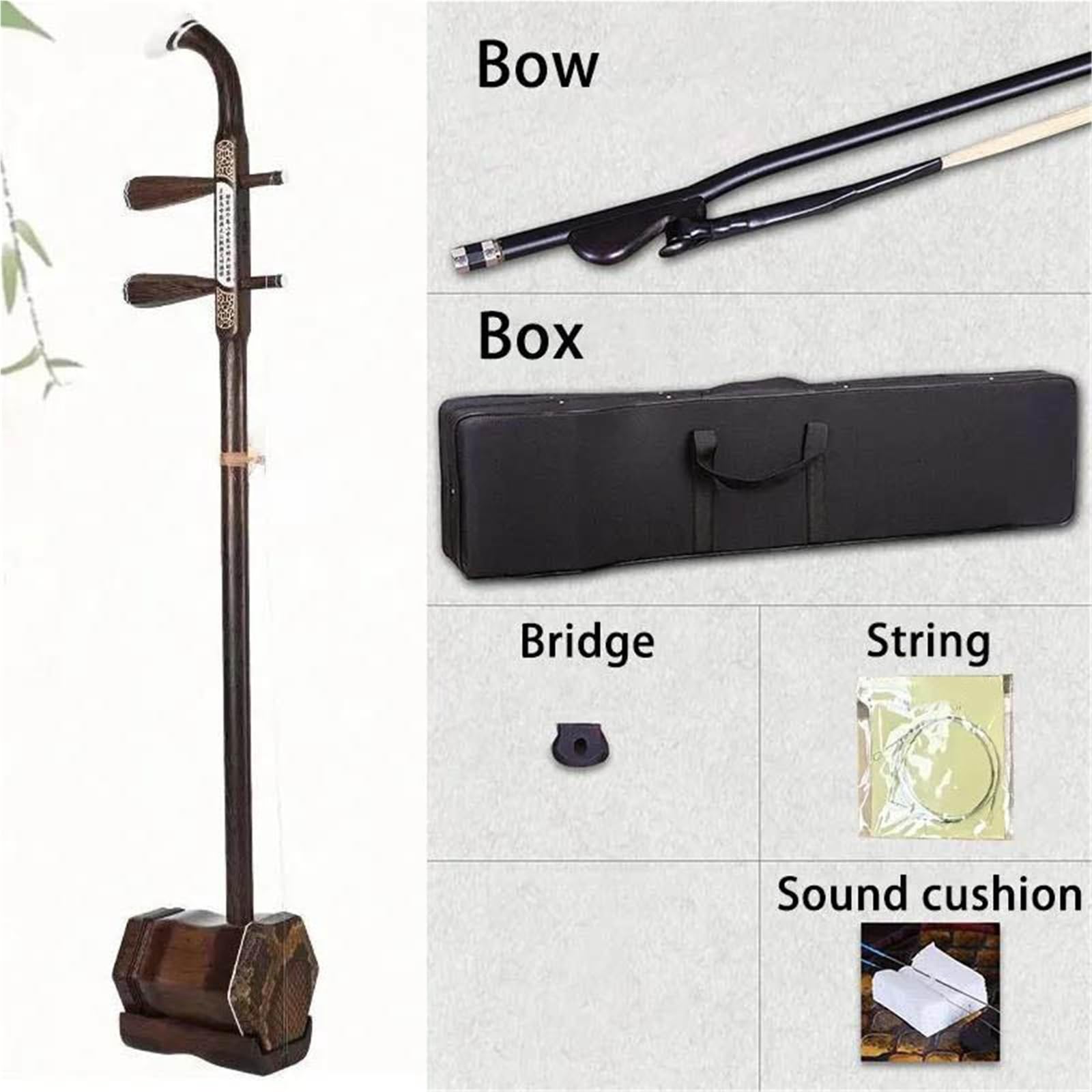 Dorosłych Erhu Tradycyjna Drewniana Gra Erhu