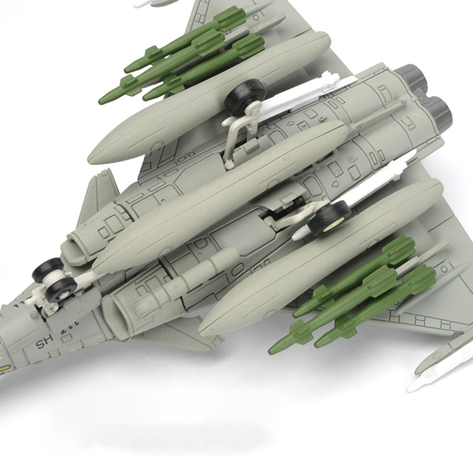 Menolana 1:72 French Fighter Jet Model Plane DIY Assembly Airplane Toy Attack Fighter Model for Cafes Livingroom Office Tabletop Decor — view 5