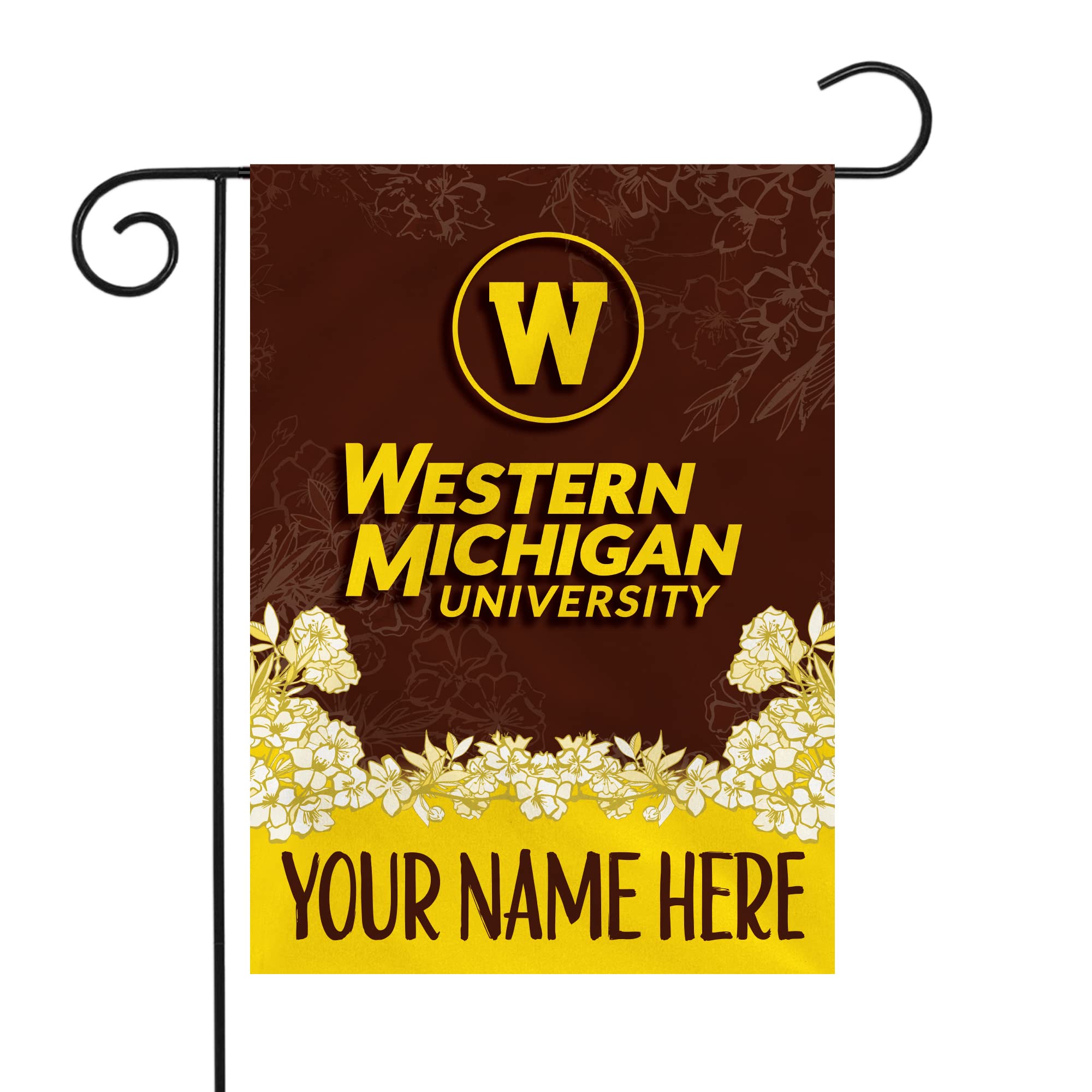 Rico Industries NCAA Standard/Primary Personalized Garden Flag