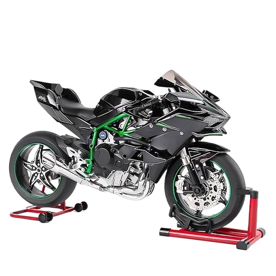 新品　1/6　カワサキ　H2R　バイク完成品　アクションフィギュア カワサキ-合金レーシングバイクモデルh2r,1:6スプレー,ダイ