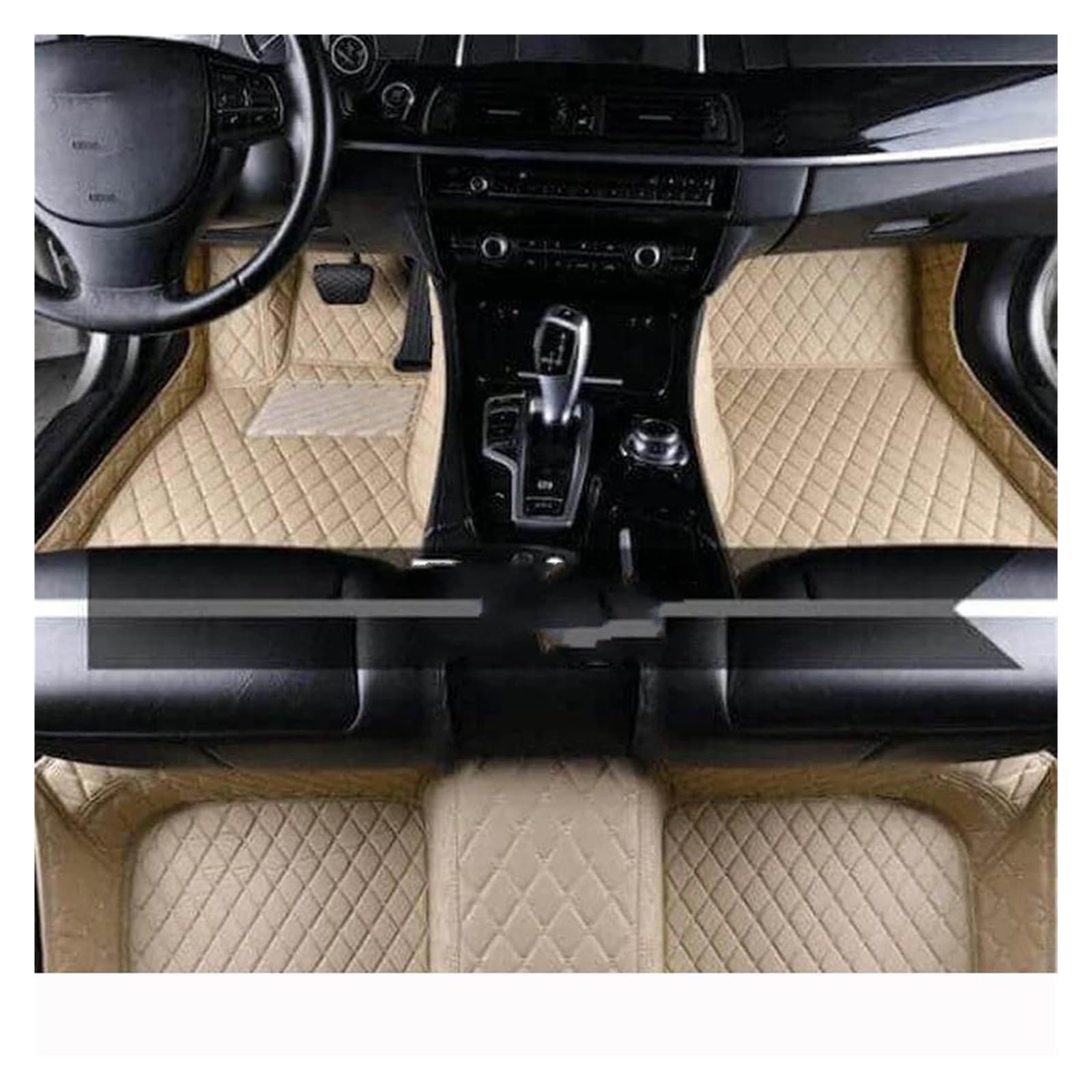 Tapis de sol voiture 3D haut de gamme beige moquette sur mesure pour VW Passat B5 - 7