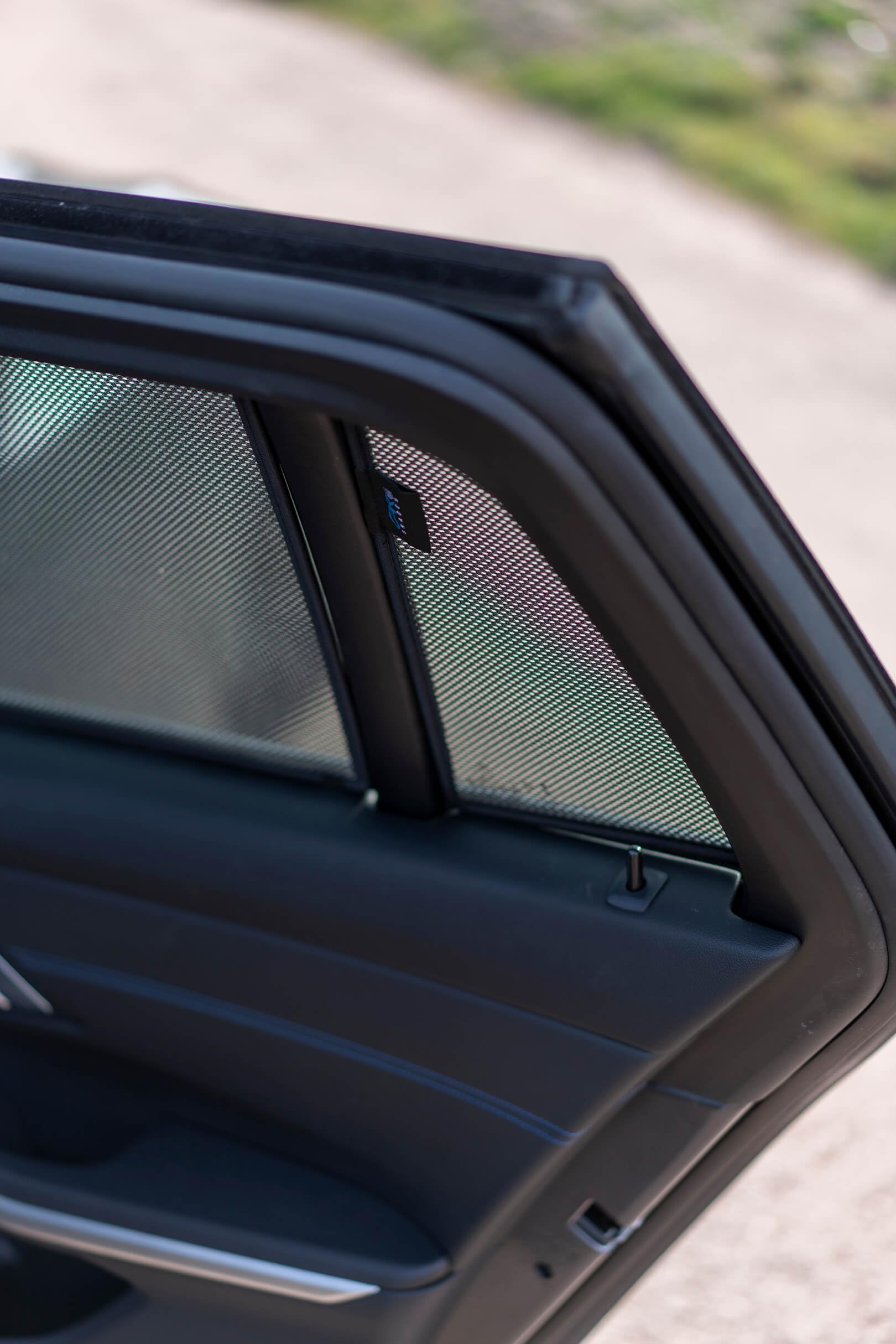 CAR SHADES Set (Porte Posteriori) Compatibile con BMW Serie 3 G21 Touring 2019- (4-Parti) Tendine Parasole su Misura