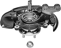 Vista 220 de Detroit Axle - Kit de brazos de control delanteros de 4 piezas para Nissan Cube 2009-2014, Nissan Versa 2007-2012 2 brazos de control inferiores
