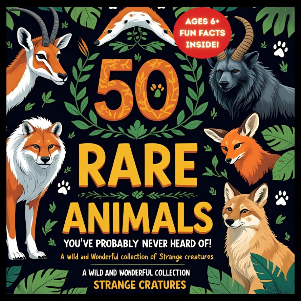 50 Rare Animals You've Probably Never Heard Of: A Wild Collection of Unusual Creatures With Fun Facts for Curious Kids (Ages 6+) (The Curious ... animals, birds, insects, and sea creatures))