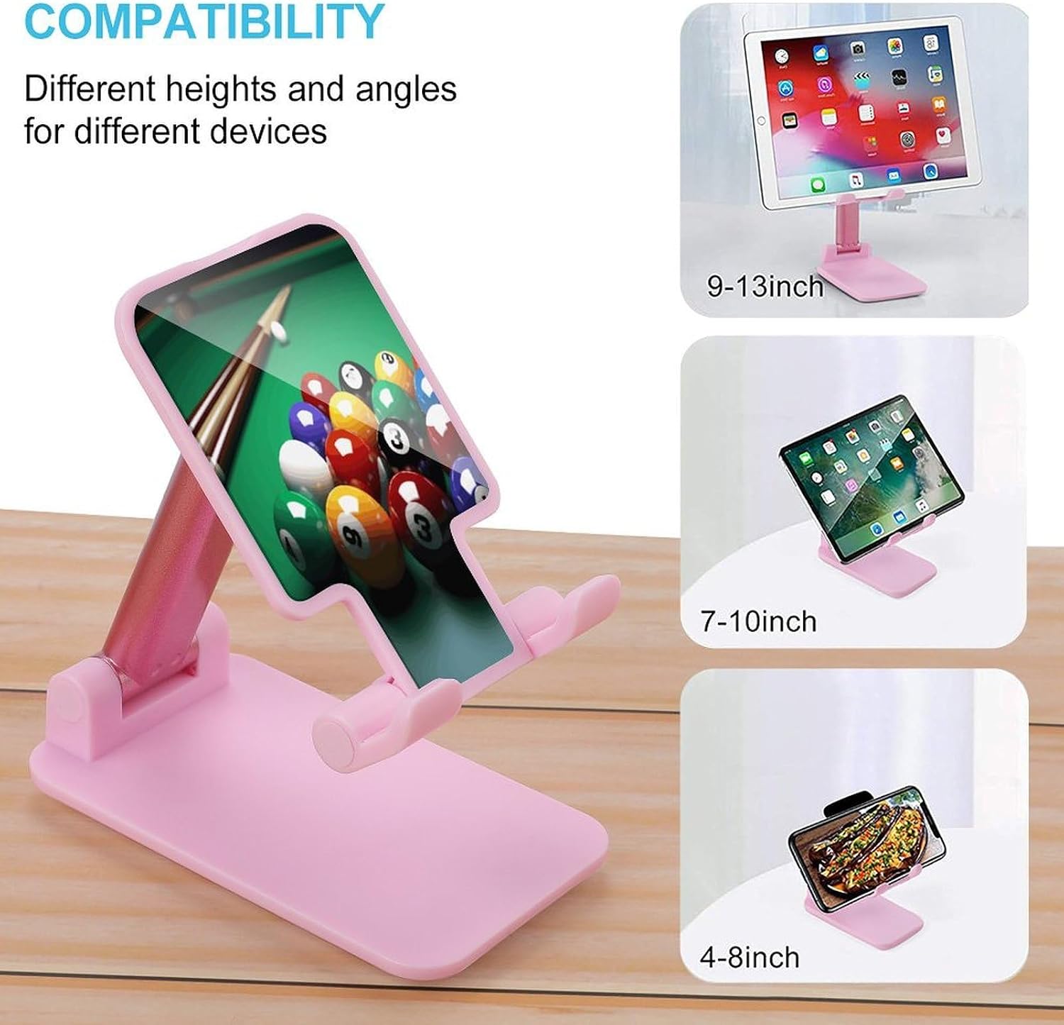 Billiards Folding Cell Phone Stand for Desk image 3