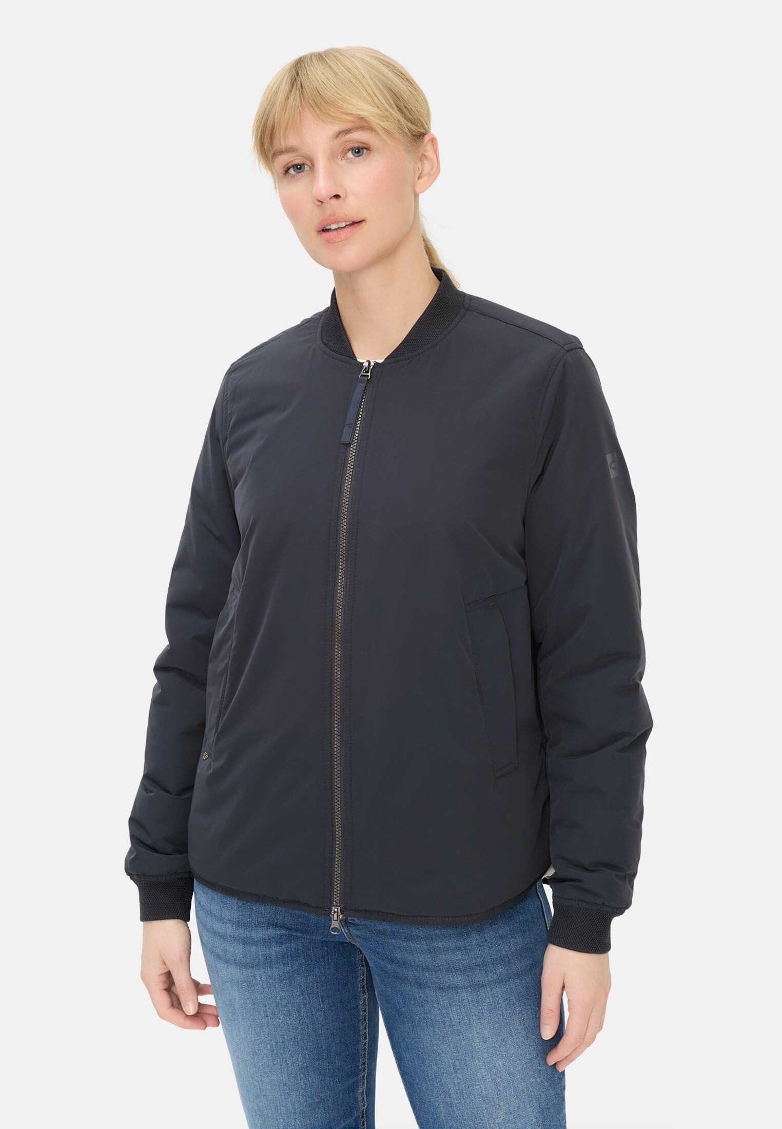 camel active Damen Jacke mit 2-Wege-Reißverschluss