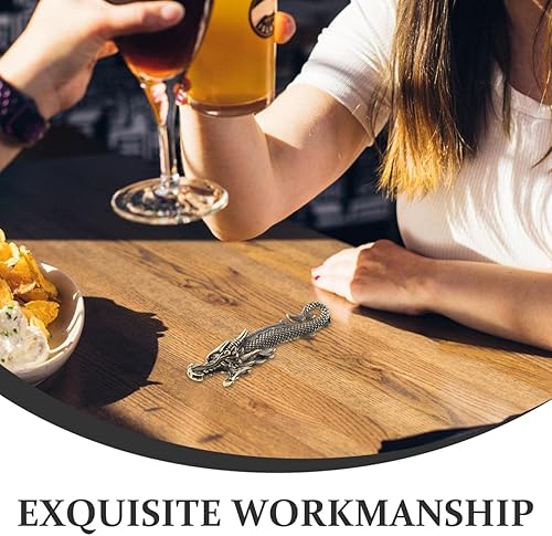 Miniatura 3 de Llavero de latón vintage con diseño cultural chino único para adornos de bar vintage, uso diario