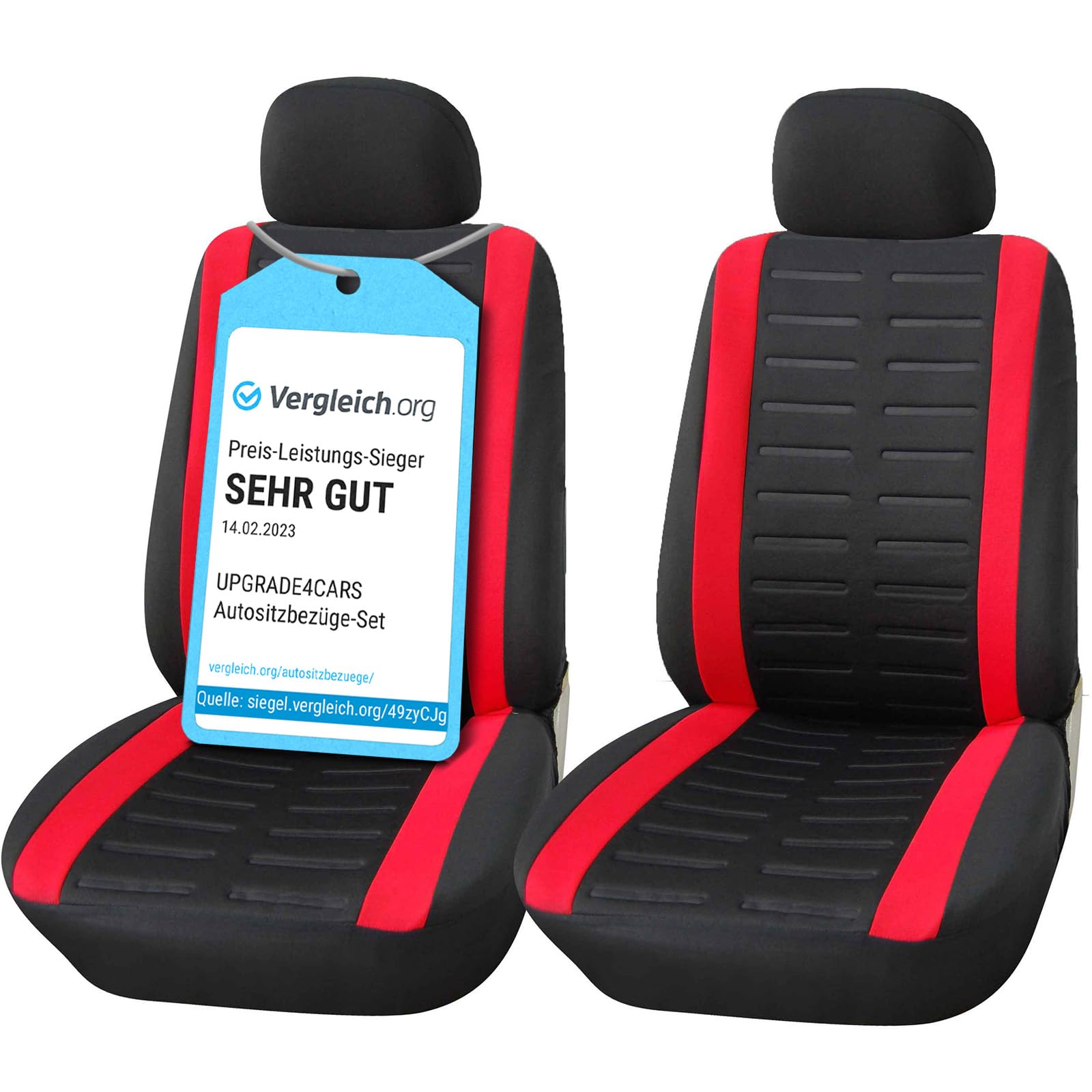 Upgrade4cars Fundas Asientos Coche Universales Negro | Cubre Universal | Protector de Asiento Delantero para Delantero y Trasero | Accesorios Interior Decoracion — view 17