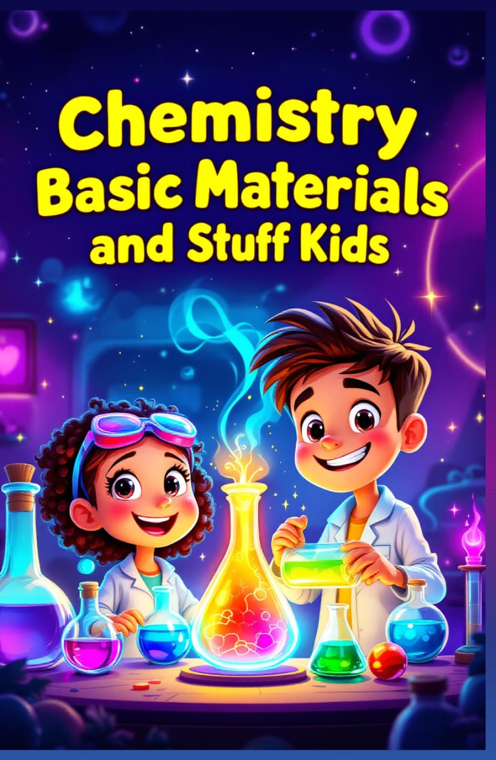 Chemistry Basic Materials and Stuff for Kids: Explore Atoms, Elements, Metals, Plastics, Nanomaterials and How Everyday Objects Are Made (Chemistry Book For Kids)