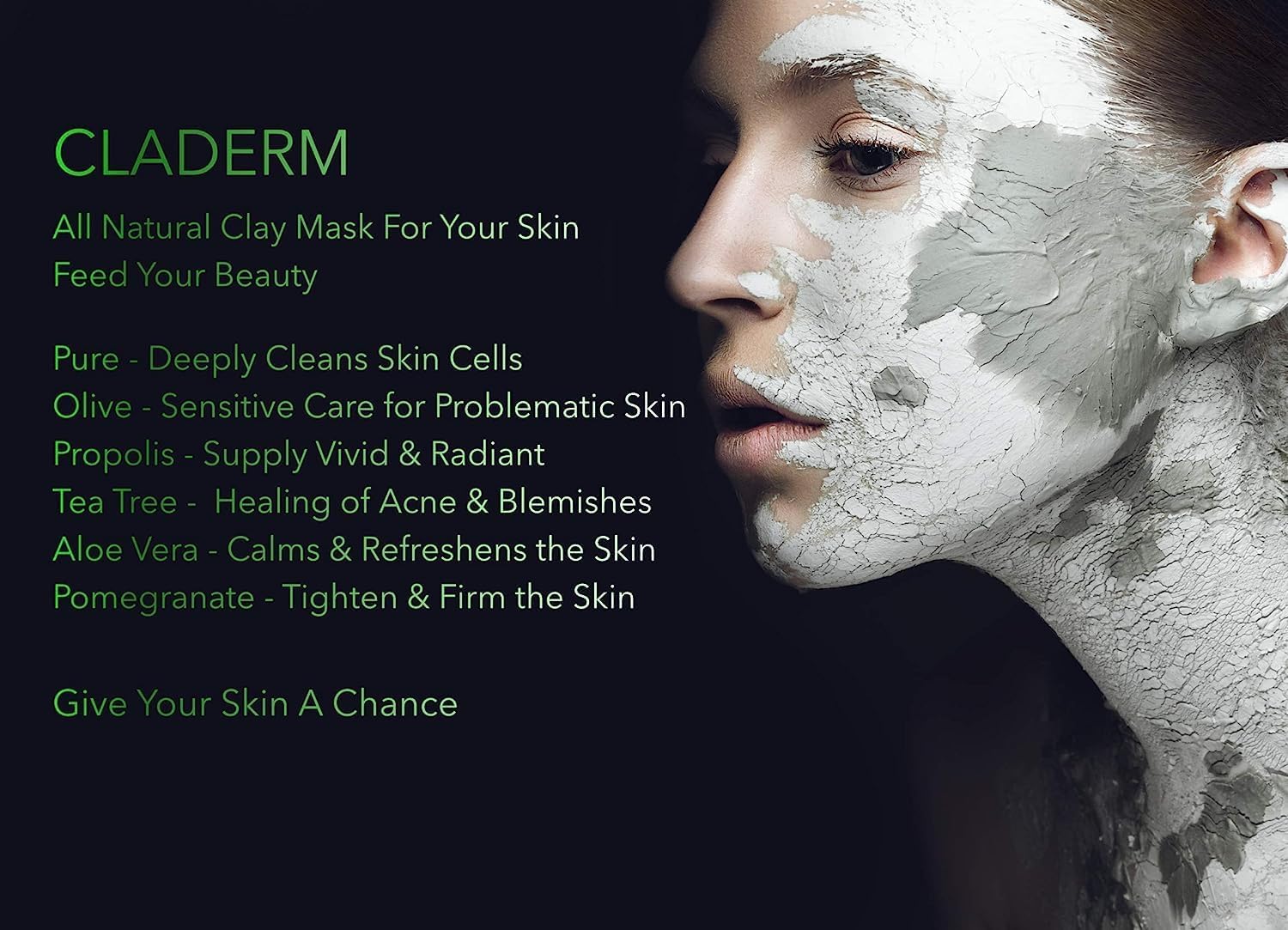 Claderm 50 ml Kil Maskesi Pomegranate