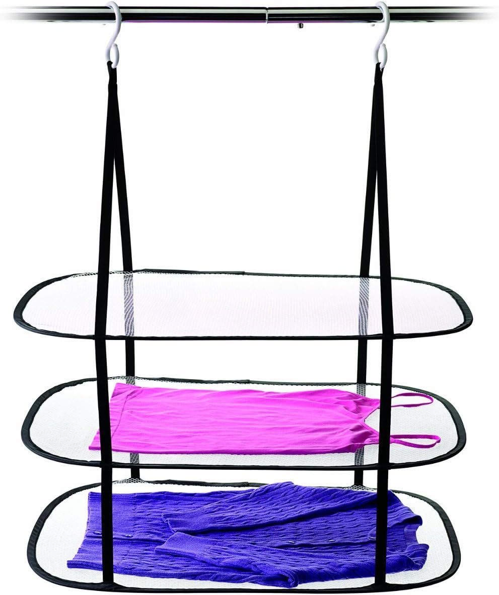 HOMZ 4240006 Sweater, Delicates, Swimsuit, 3 Tier Drying