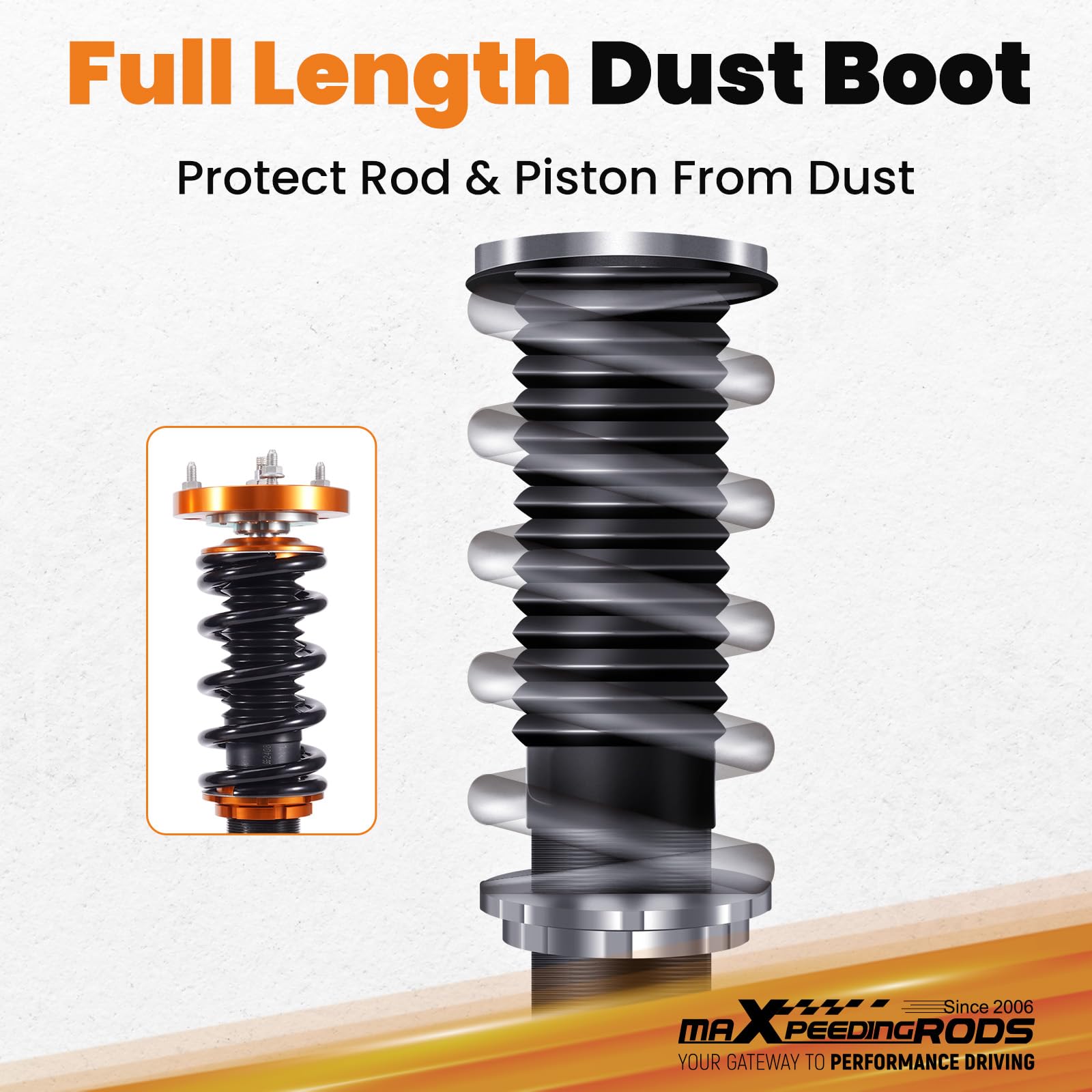 maXpeedingrods KIt Assetto a Ghiera Ammortizzatori per BMW E46 3 Serie Cabriolet Touring