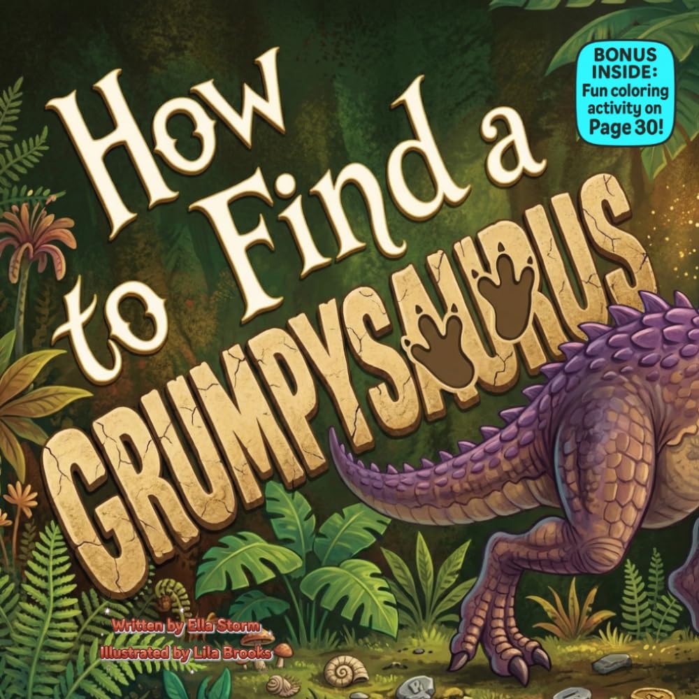 How to Find a Grumpysaurus: A Funny Rhyming Dinosaur Picture Book for Kids About Kindness, Feelings, and Big Laughs