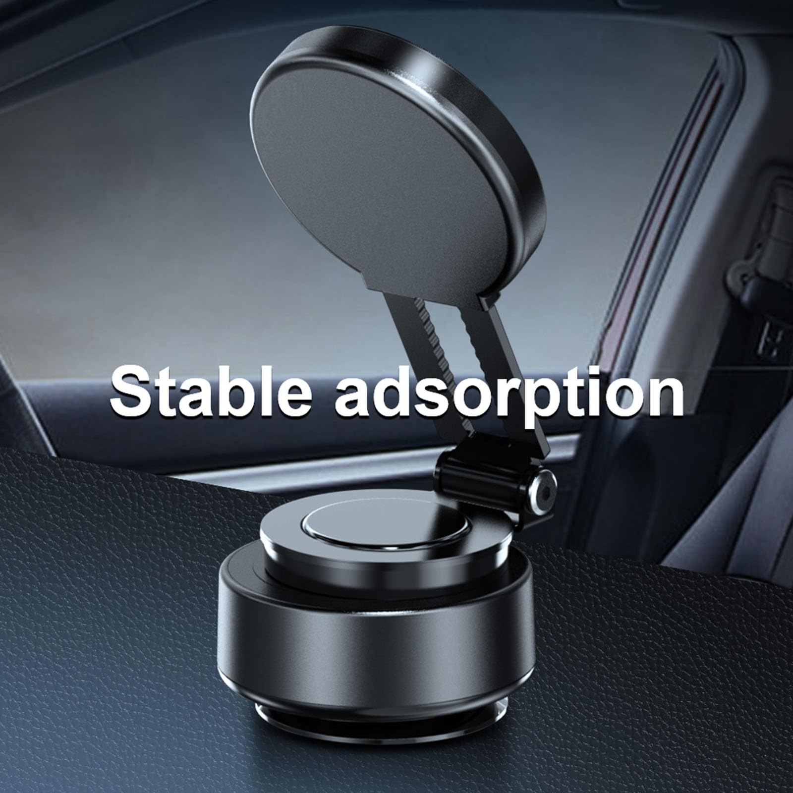 Staffa supporto magnetica per montaggio smartphone | Aspirazione ruotabile a 360 gradi per videochiamate navigazione