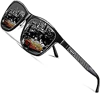 Vista 1 de ROCKNIGHT HD Polarized Driving Sunglasses UV400 Protection Lightweight Al-Mg Metal Frame Outdoor Casual 60mm