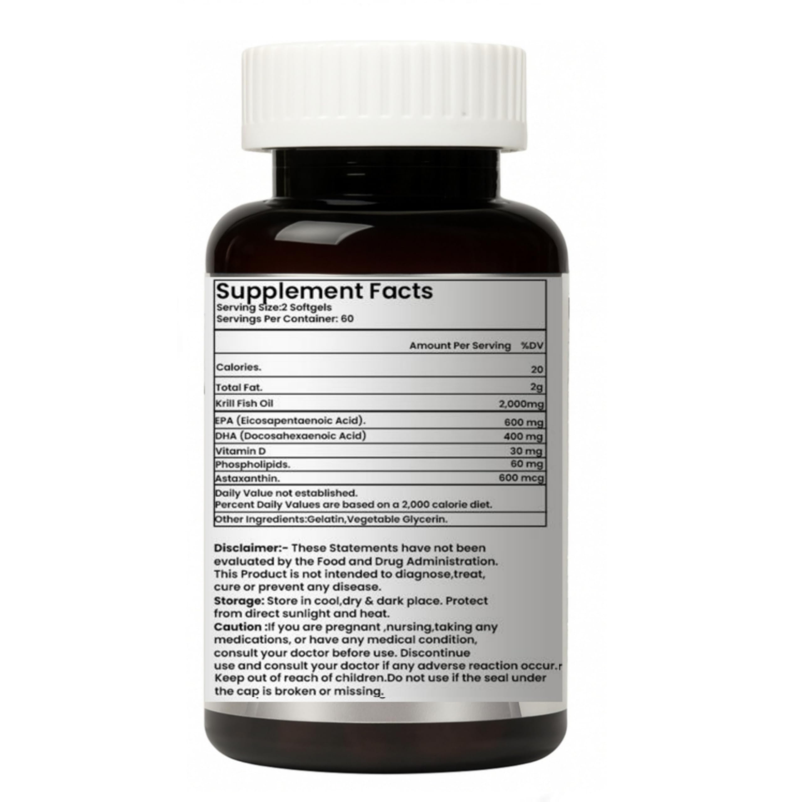Omega 3 Fish Oil 2000mg + Multivitamin Combo| Triple Strength Softgels with EPA & DHA + Astaxanthin & Vitamin D3 | Heart, Brain, Eye & Joint Health | Burpless | 60 Softgel each — Amazon image 8
