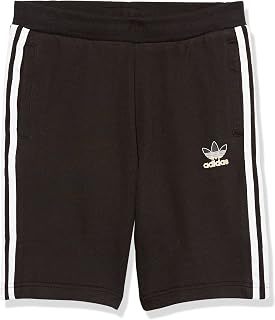 adidas Originals Kids' Adicolor Shorts, Black/Team Power Red/Team Collegiate Gold, Large