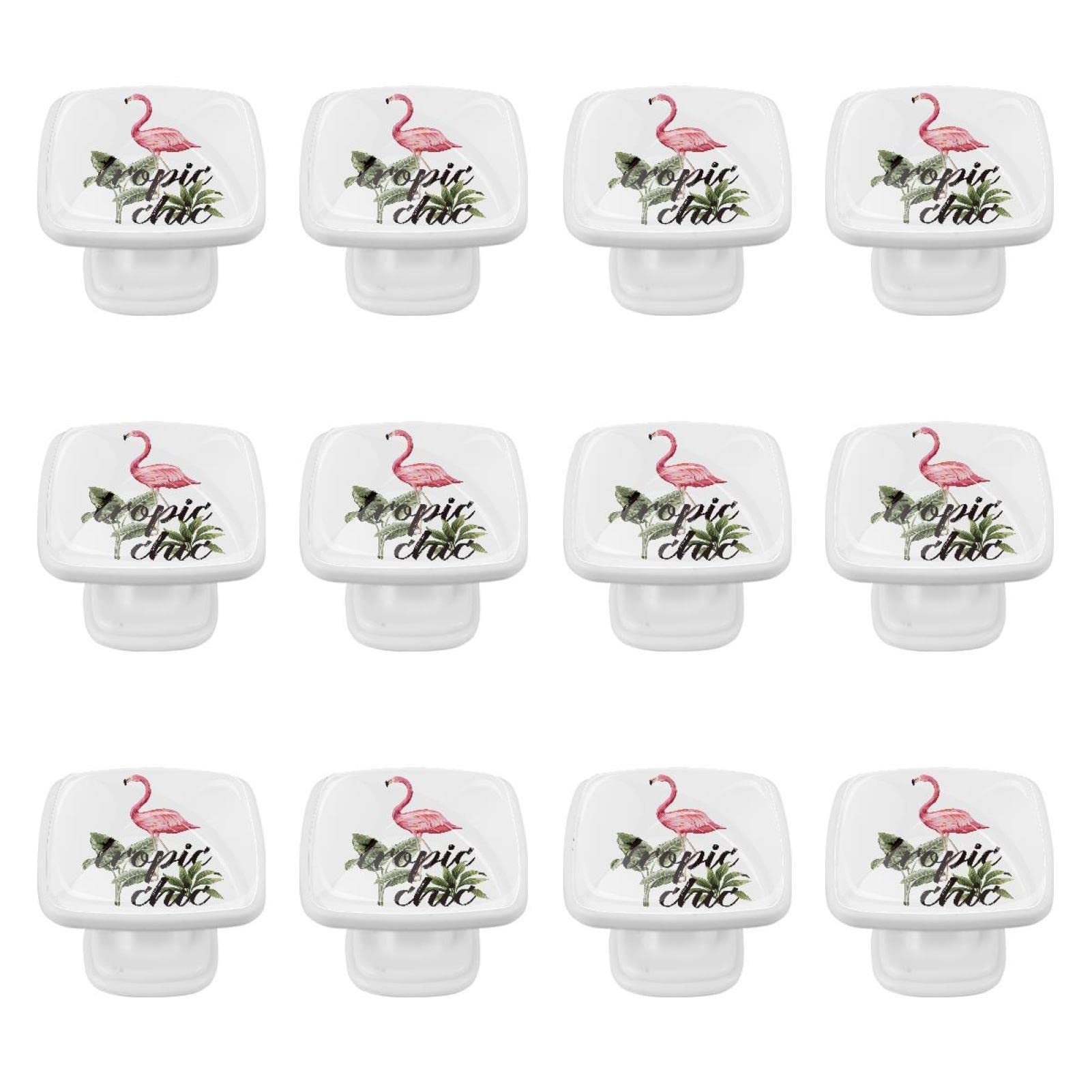 Boutons pour armoires et tiroirs ergonomiques lot de 12 design feuilles