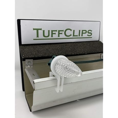 Premium Tuff Clips for Christmas Light Decoration