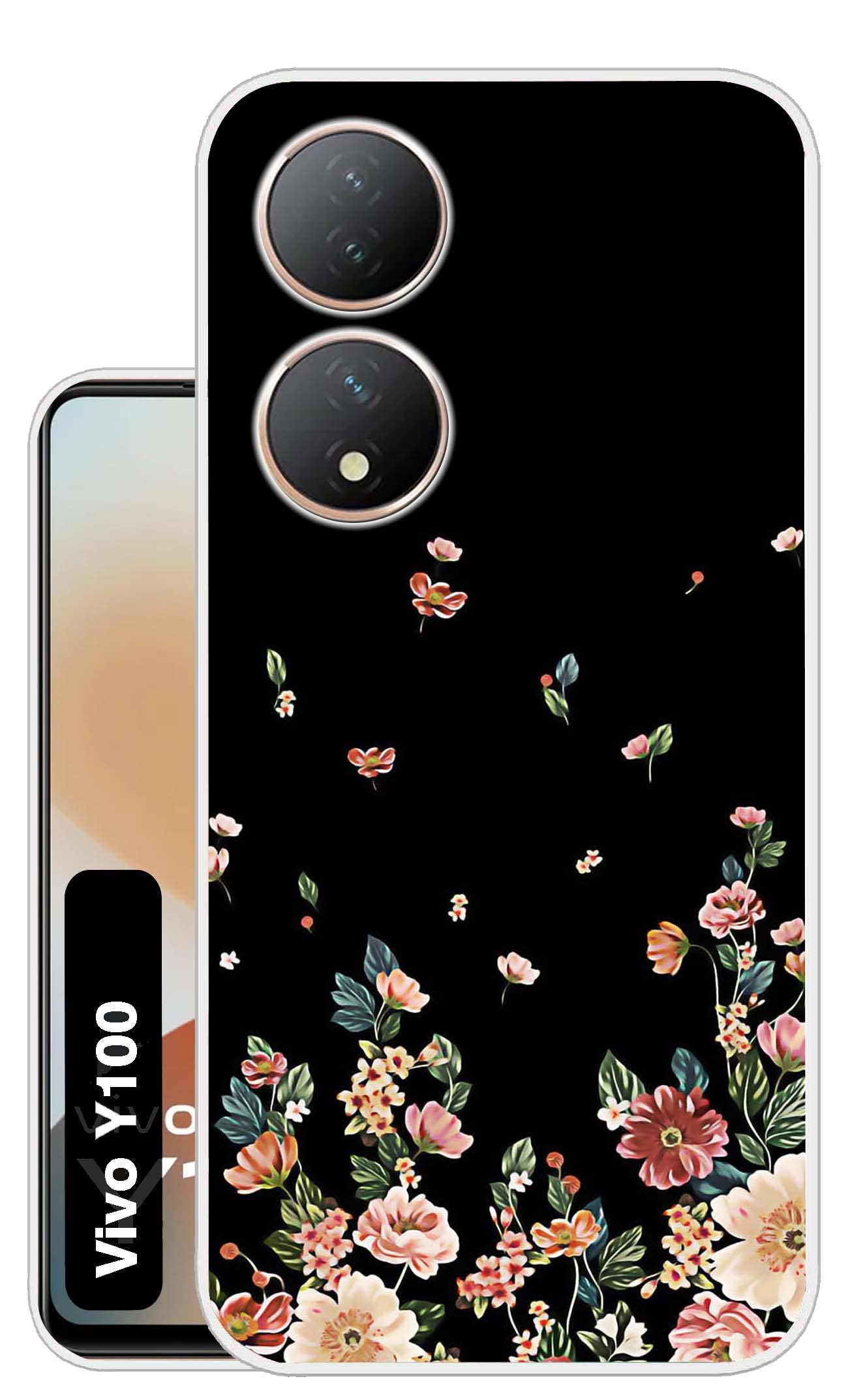 Case Club Silicone Designer Case For Vivo Y100 Back Cover For Vivo Y100 Printed Back Cover For Vivo Y100-D5174,Black (B0BVWFSV41) Amazon Price History, Amazon Price Tracker