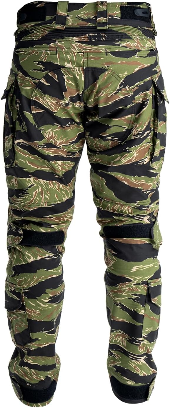 IDOGEAR Men's G3 Combat Pants with Knee Pads Multi Camouflage Trousers Airsoft Hunting Paintball Tactical Outdoor Pants