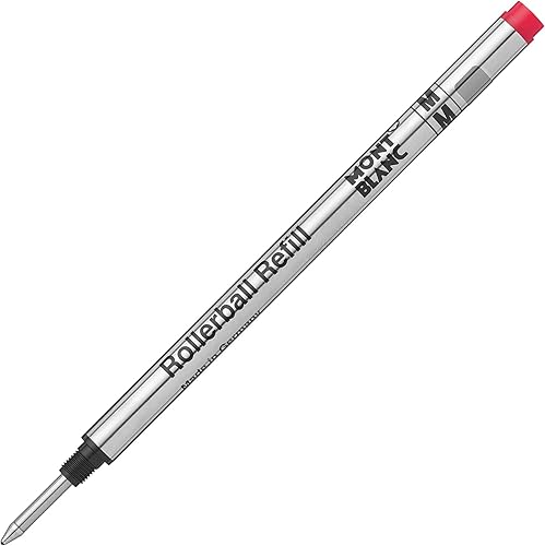 Miniatura 4 de Montblanc Recambios de punta redonda (M) Modena Red 124517  Recambios de bolígrafo de secado rápido para bolígrafos Montblanc Rollerball y Fineliner